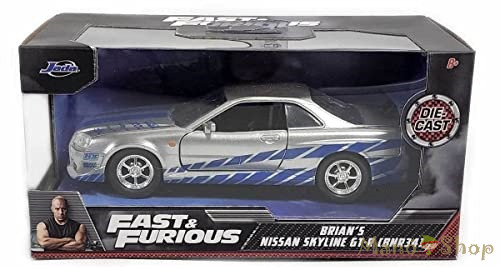 Fast & Furious - Brian's Nissan Skyline GT-R (BNR34) - Jada Toys