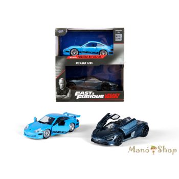   Fast & Furious - Brian's Porsche 911 GT3 RS - McLaren 720S  Twin Pack - Jada Toys