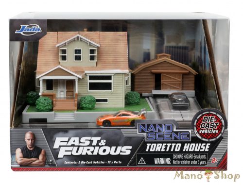 Nano Hollywood Rides - Fast & Furiuos Toretto Ház Dioráma - Jada Toys