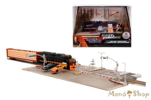 Nano Hollywood Rides - Fast & Furious Train Scene Dioráma - Jada Toys