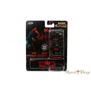   Nano Hollywood Rides - Batman kisautó 3 db-os NV-13 - Jada Toys