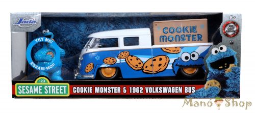 Seasame Street - Sütiszörny & 1963 Volkswagen Bus Pickup - Jada Toys