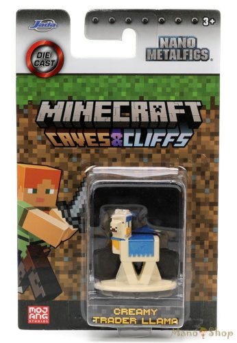 Nano Metalfigs - Minecraft Creamy Trader Llama figura - Jada Toys