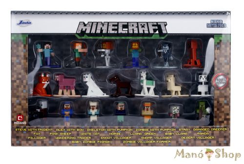 Nano Metalfigs - Minecraft figurák 20 db-os - Jada Toys