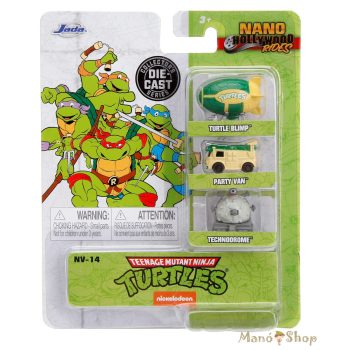   Nano Hollywood Rides - Tini Ninja Teknőcök 3 db-os NV-14 - Jada Toys