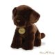 Aurora Miyoni: Csokibarna Labrador plüss – 28 cm