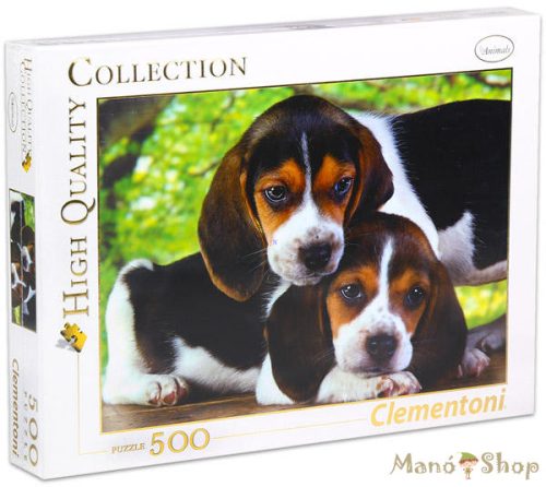Clementoni - Beagle Kiskutyák 500 db-os Puzzle