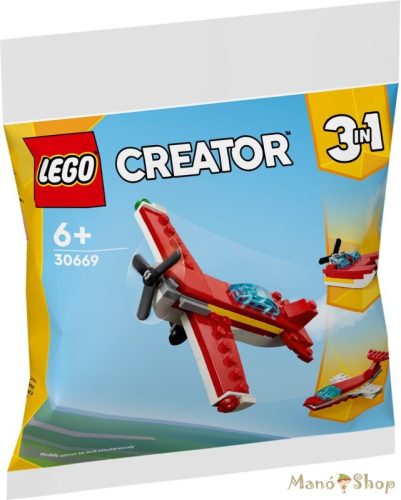 LEGO® Creator 3-in-1 - Ikonikus piros repülőgép 30669