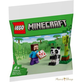 LEGO® Minecraft® - Steve és Pandabébi 30672