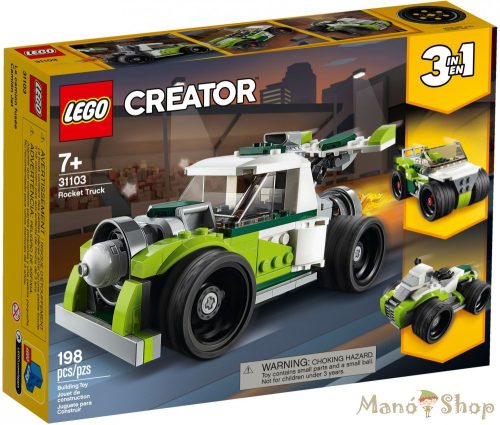 LEGO Creator Rakétás teherautó 31103