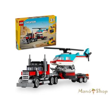 LEGO® Creator - Platós teherautó és helikopter