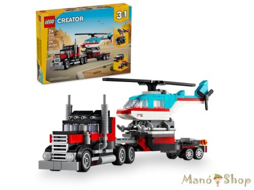 LEGO® Creator - Platós teherautó és helikopter