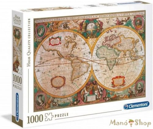 Clementoni - Antik térkép 1000 db-os puzzle