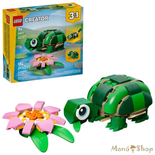 LEGO® Creator 3-in-1 - Teknős egy vízililiom-virággal (31377)