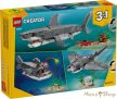 LEGO® Creator 3-in-1: Veszedelmes cápa egy kincsesládával (31381)