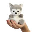 Aurora World: Palm Pals: 13 cm Busky Husky Kutya Plüss