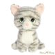 Aurora Petites: Misty Szürke Cica plüss – 18 cm