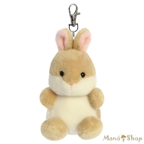 Aurora World: Palm Pals: 10 cm Ella Bunny Nyuszi Plüss Kulcstartó / Táskadísz