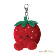 Aurora World: Palm Pals: 10 cm Juicy Eper Plüss Kulcstartó / Táskadísz
