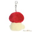 Aurora World: Palm Pals: 10 cm Amanita Légyölő Galóca Plüss Kulcstartó / Táskadísz