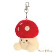 Aurora World: Palm Pals: 10 cm Amanita Légyölő Galóca Plüss Kulcstartó / Táskadísz