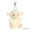 Aurora : Palm Pals Woolly Bárány plüss kulcstartó / táskadísz 10 cm (Palm Pals Woolly Lamb Clip-On)