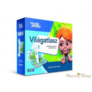   TOLKI Interaktív foglalkoztató könyv - készletben Világatlasz