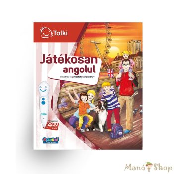   TOLKI Interaktív foglalkoztató könyv - Játékosan Angolul