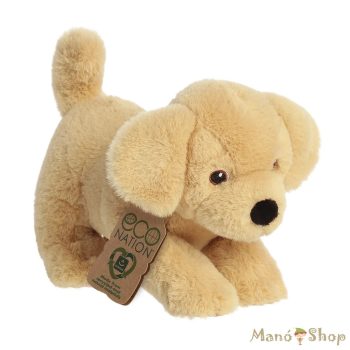   Aurora : Eco Nation Sárga Labrador Kutyus plüssfigura 23 cm (Eco Nation Yellow Labrador)