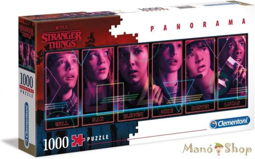 Clementoni  - Stranger Things 1000 db-os Panoráma puzzle