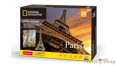 CubicFun - 3D puzzle City Trav.Eiffel torony Párizs