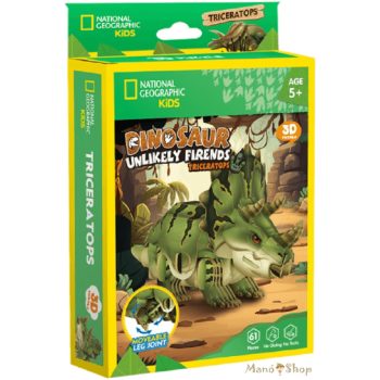   CubicFun - 3D puzzle - National Geographic - Mini Triceratopsz
