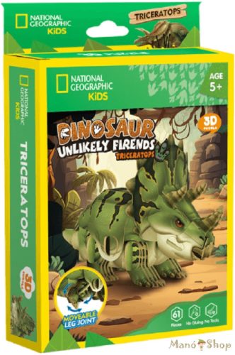 CubicFun - 3D puzzle - National Geographic - Mini Triceratopsz