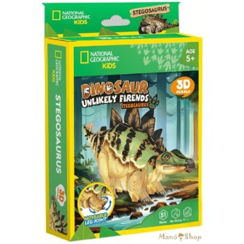   CubicFun - 3D puzzle - National Geographic - Mini Sztegoszaurus 