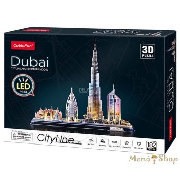 Cubic Fun - 3D puzzle City Line Dubai LED-es