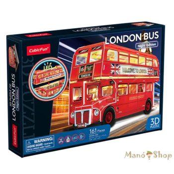 CubicFun - Világító Double Decker - London Bus