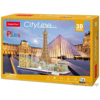 CubicFun - 3D Puzzle City Line: Párizs