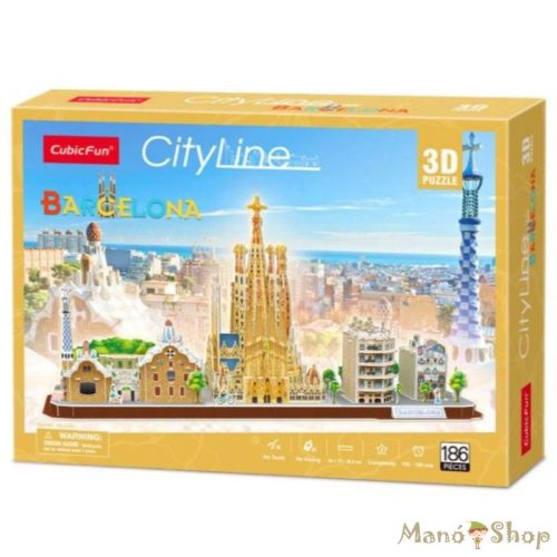 CubicFun - 3D Puzzle City Line: Barcelona