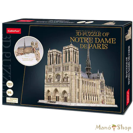 Cubic Fun - 3D puzzle - Notre Dame exkluzív