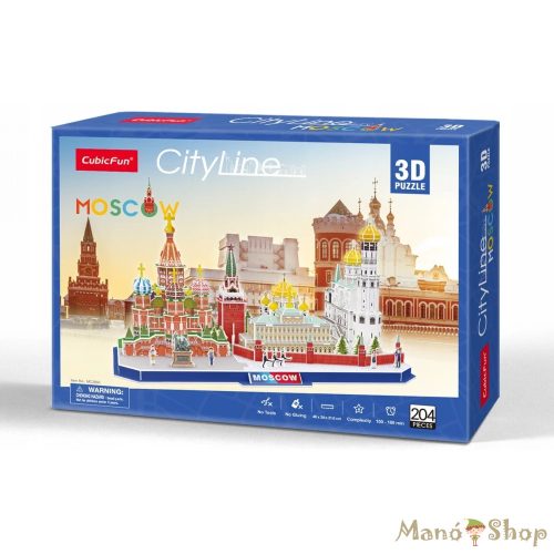 CubicFun - 3D Puzzle City Line: Moszkva