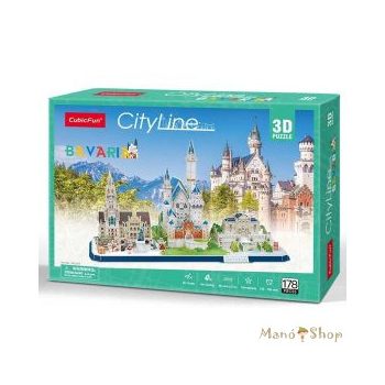 CubicFun - 3D Puzzle City Line: Bajorország