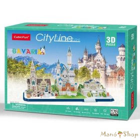 CubicFun - 3D Puzzle City Line: Bajorország
