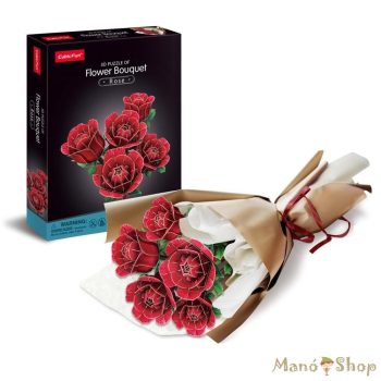 CubicFun - 3D puzzle - Rózsacsokor