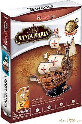 CubicFun - 3D puzzle Santa Maria