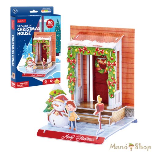 CubicFun - 3D puzzle - Karácsonyi ház