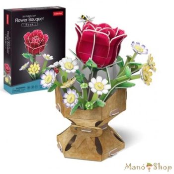 CubicFun - 3D puzzle - Rózsa