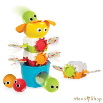   Yookidoo Tumble Ball Stacker – Zenélő, Világító Golyórakosgató és Toronyépítő