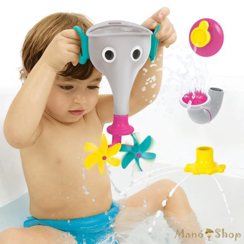 Yookidoo - Mókás elefántos tölcsér fürdőjáték (szürke)