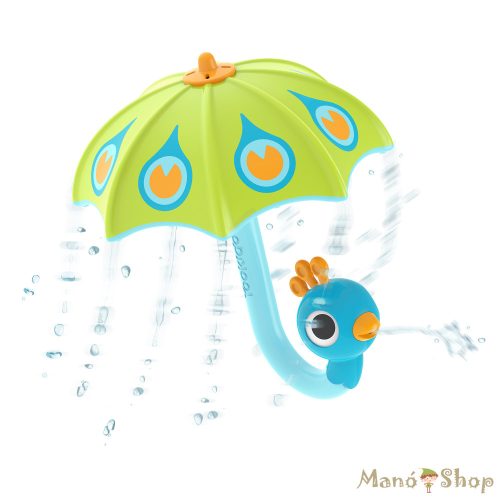 Yookidoo - Vízzel tölthető páva esernyő - zöld