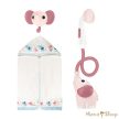 Yookidoo Elephant Baby Shower – Hordozható, Elemes Elefántos Babazuhany Lányos Szett